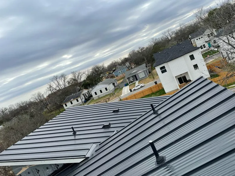 Standing seam metal roof panels with vents for Skylight Repair in West Long Branch